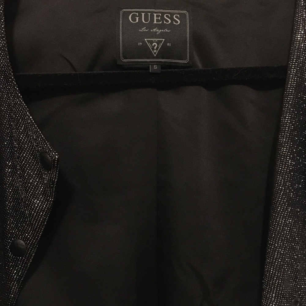 💚 SALE 💚 Rare Shimmering Black Bomber - NWOT - Picture 5 of 9